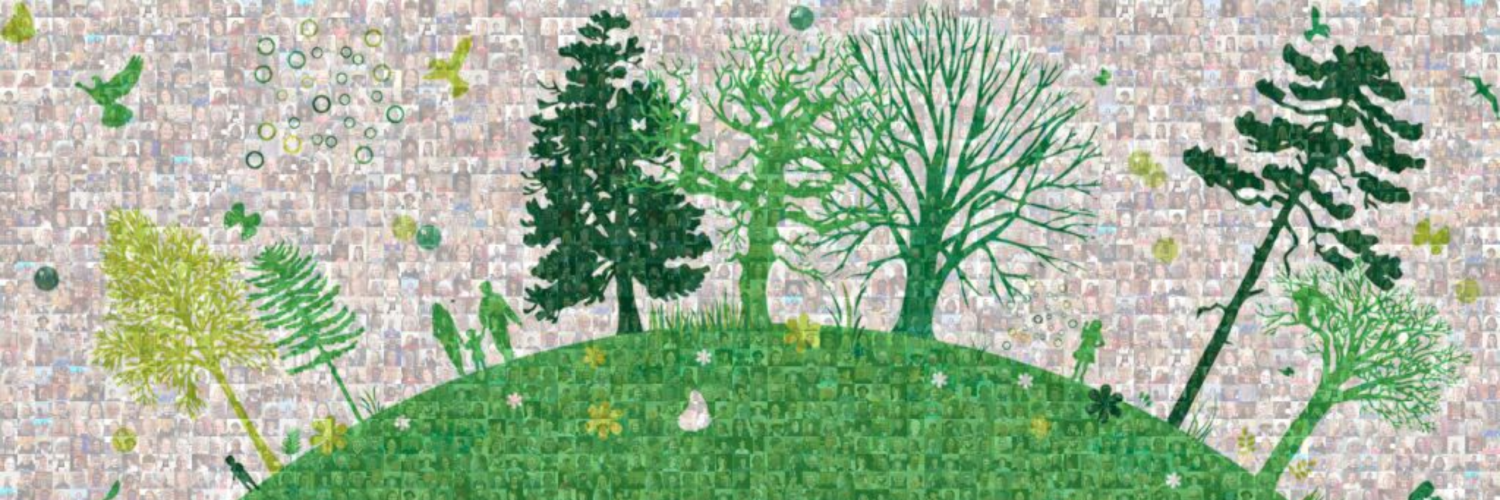 Everyday Faith 2023 logo - people and trees